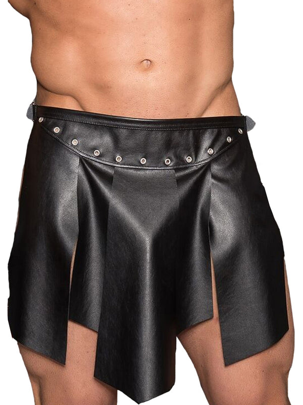 Kilt de gladiateur en cuir 