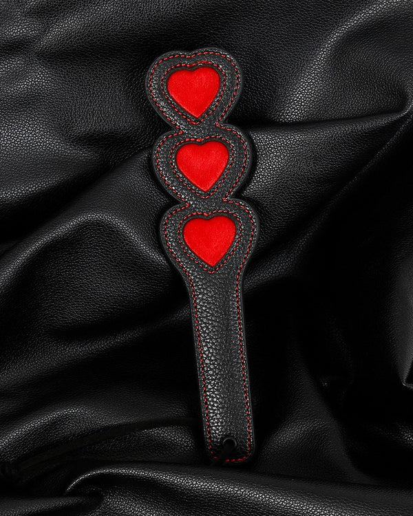 Heart-Shaped Leather Tapping Props